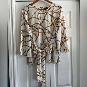 🎉3 for $15🎉Worthington tie front blouse